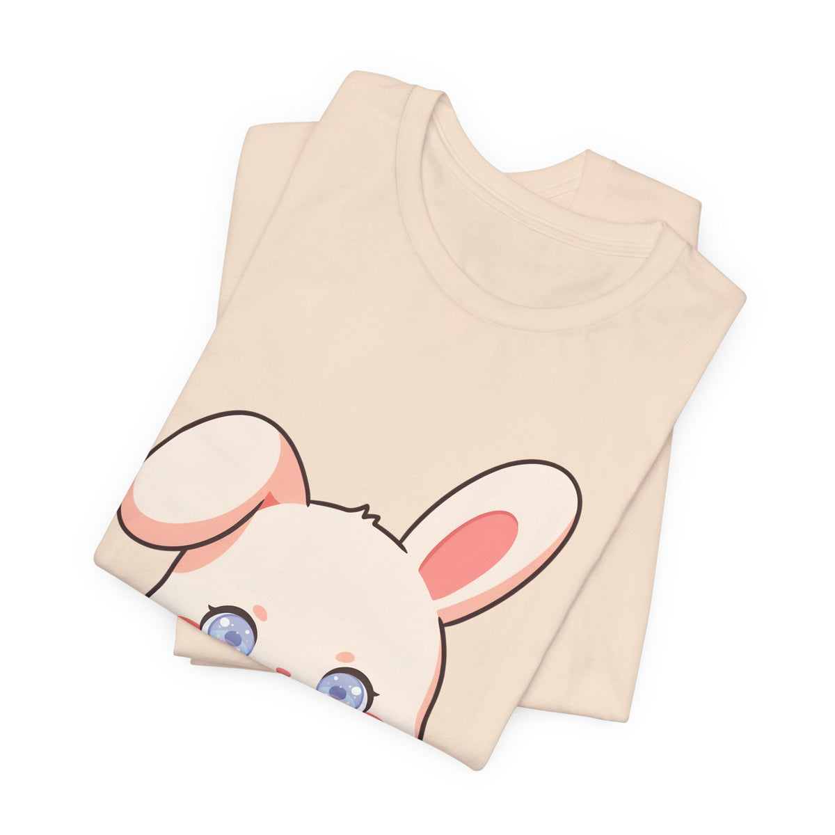 Kawaii Bunny Coffee T-Shirt: Cute Latte Lover Tee