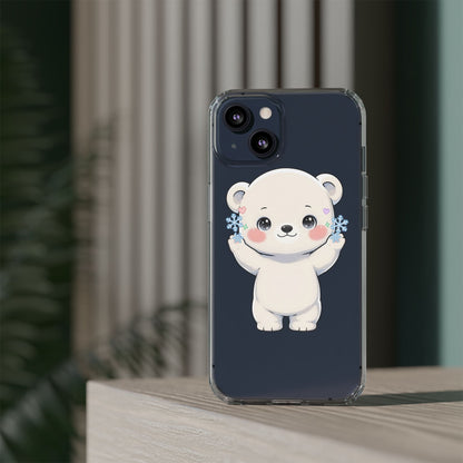 Kawaii Polar Bear Phone Case for a Cozy Winter Gift