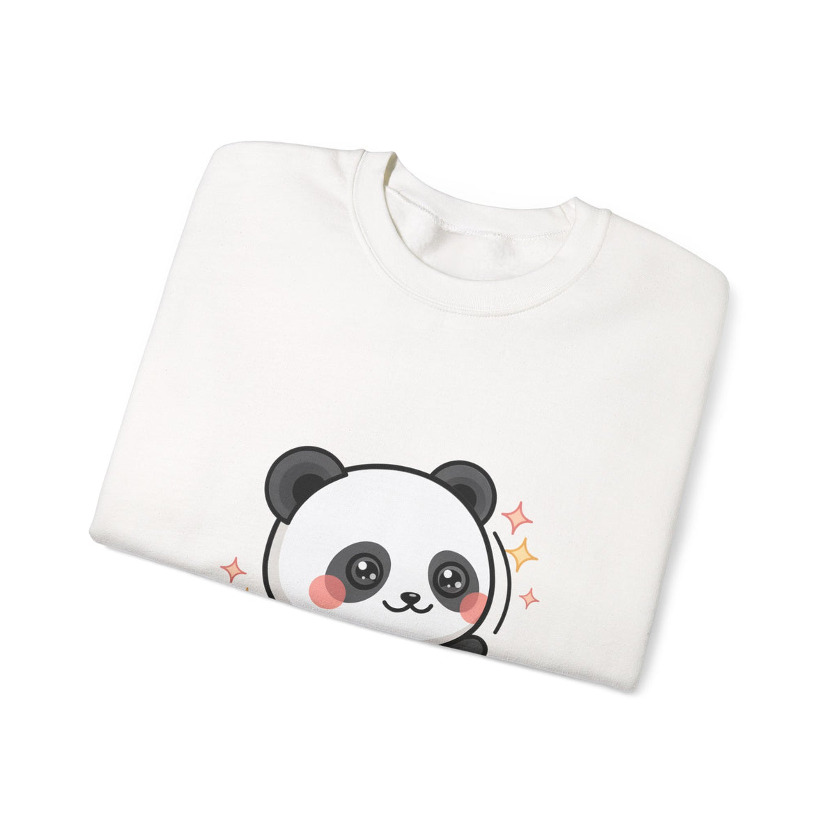 Kawaii Panda Skateboard Sweatshirt, Cute Chibi Panda