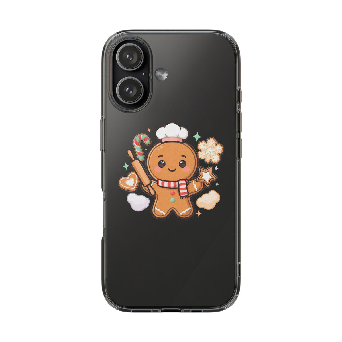 Gingerbread Christmas Phone Case for Holiday Baking Fans