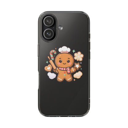Gingerbread Christmas Phone Case for Holiday Baking Fans