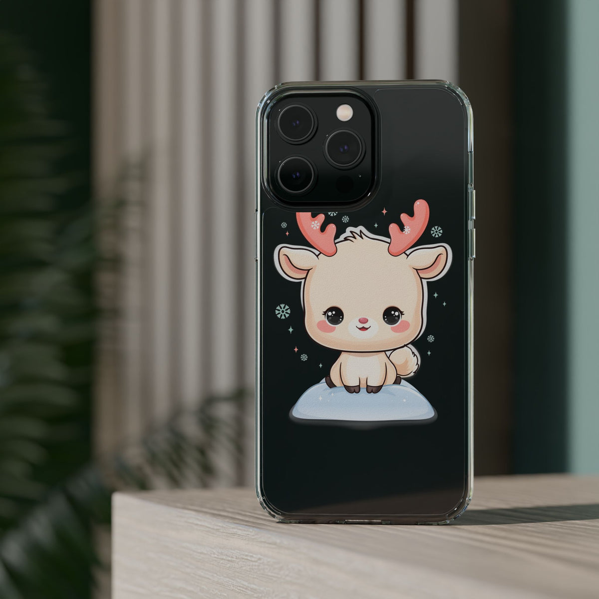 Kawaii Reindeer Phone Case for a Sweet Winter Cheer