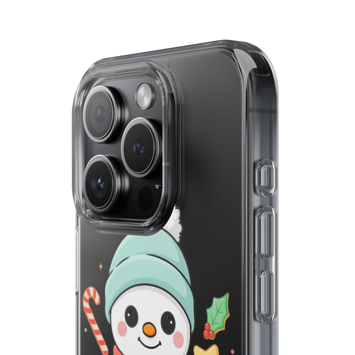Christmas Snowman Phone Case, Cute Cookie Baker