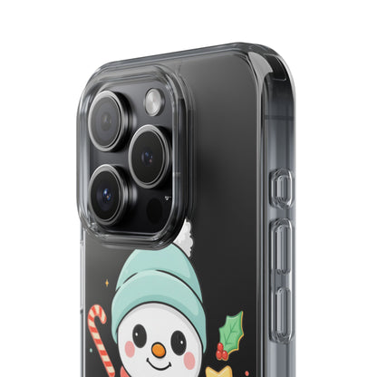 Christmas Snowman Phone Case, Cute Cookie Baker