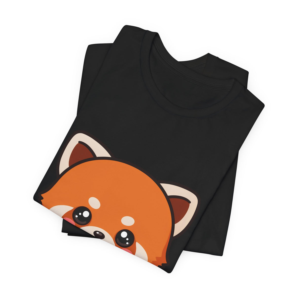 Red Panda Donut T-Shirt, Cute Kawaii Animal Tee