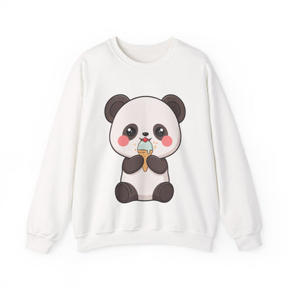 Kawaii Panda Sweatshirt – Cute Ice Cream Crewneck