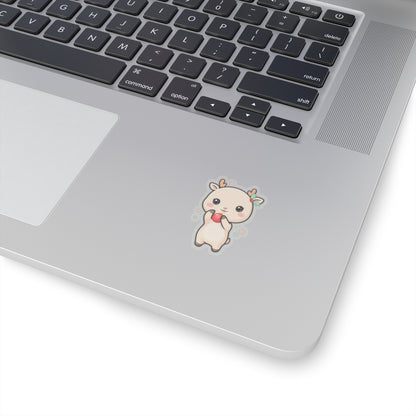 Christmas Reindeer Sticker for Cute Holiday Gifting