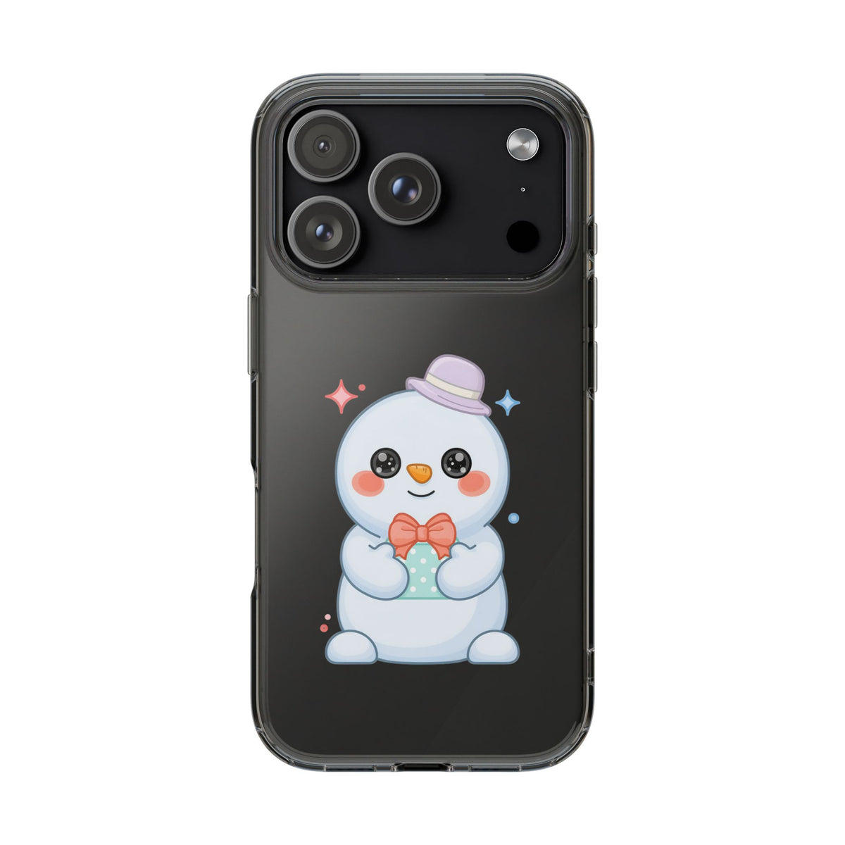 Kawaii Snowman Phone Case for Cheerful Winter Days