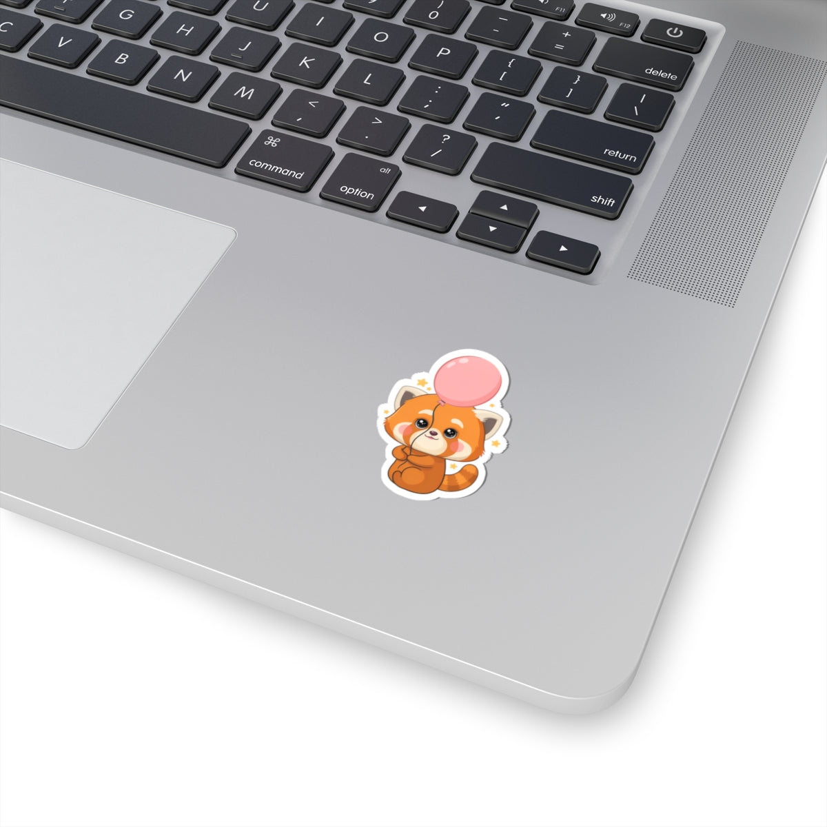 Kawaii Red Panda Sticker with Balloon | Chibi Animal