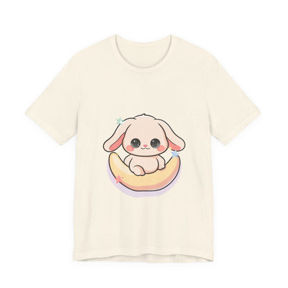Kawaii Bunny Moon T-Shirt for Cute Style Lovers