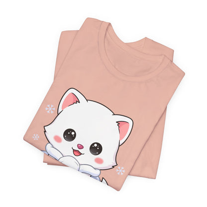 Kawaii Arctic Fox T-Shirt for Cute Winter Style