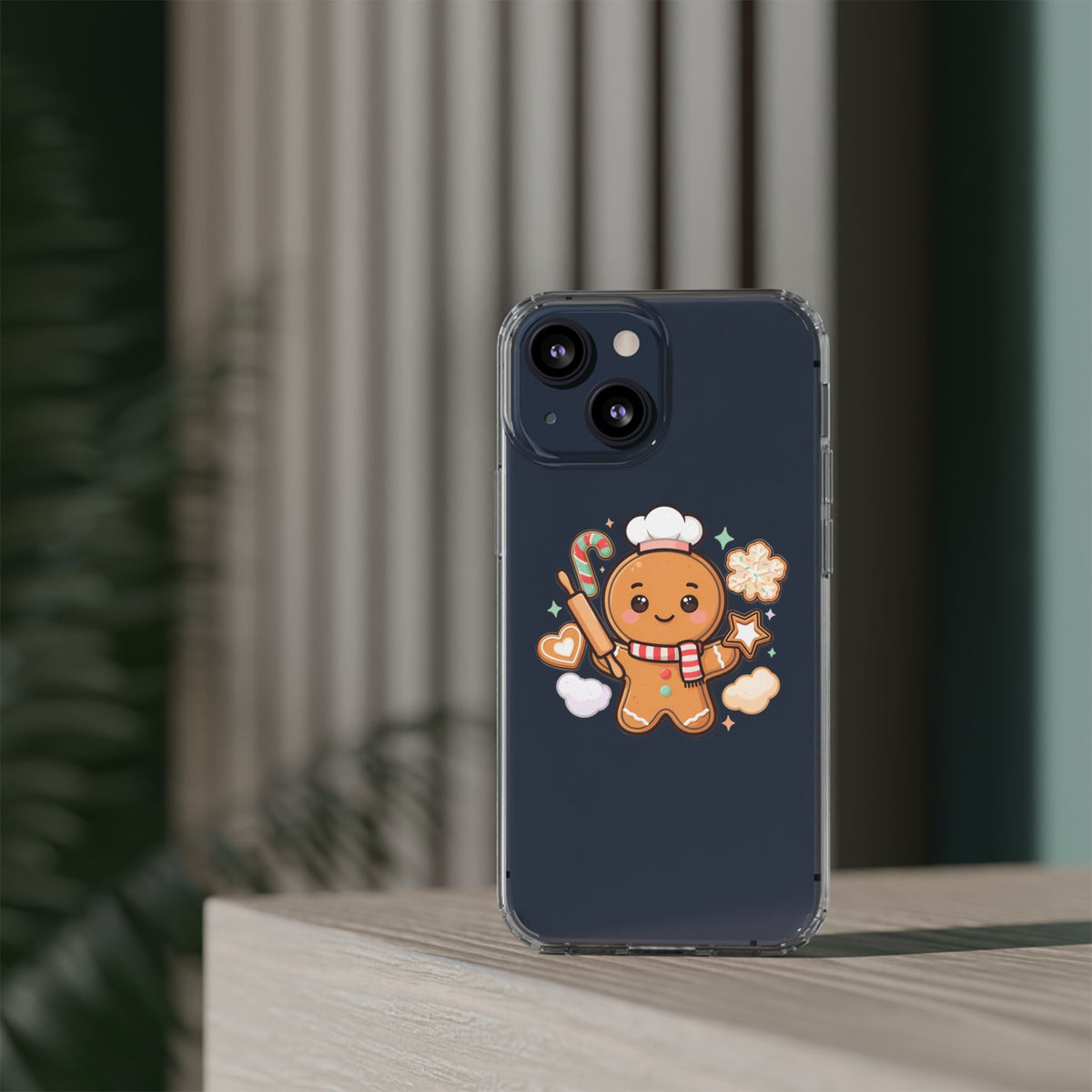 Gingerbread Christmas Phone Case for Holiday Baking Fans