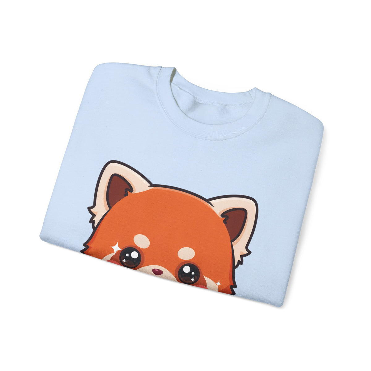 Red Panda Sushi Sweatshirt, Cute Kawaii Crewneck