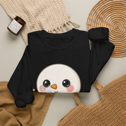 Kawaii Snowman Sweatshirt for Cozy Winter Days