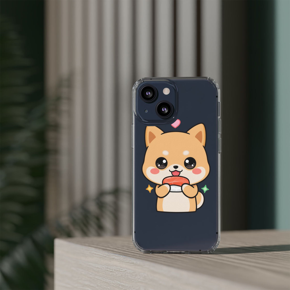 Kawaii Shiba Inu Phone Case for Sushi Lovers