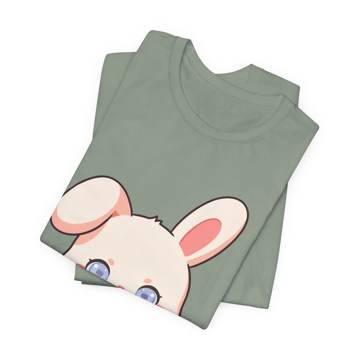 Kawaii Bunny Coffee T-Shirt: Cute Latte Lover Tee