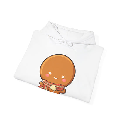 Kawaii Gingerbread Man Hoodie for Cozy Christmas Days