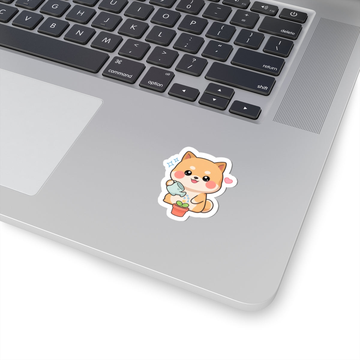 Shiba Inu Plant Lover Sticker for Cute Decor