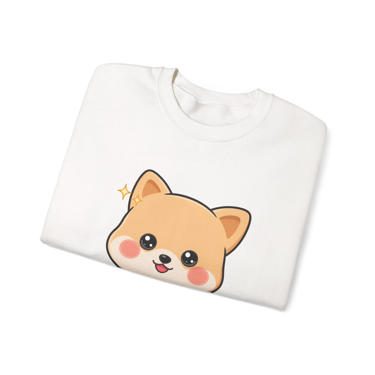 Kawaii Shiba Inu Sweatshirt, Cute Puppy Crewneck