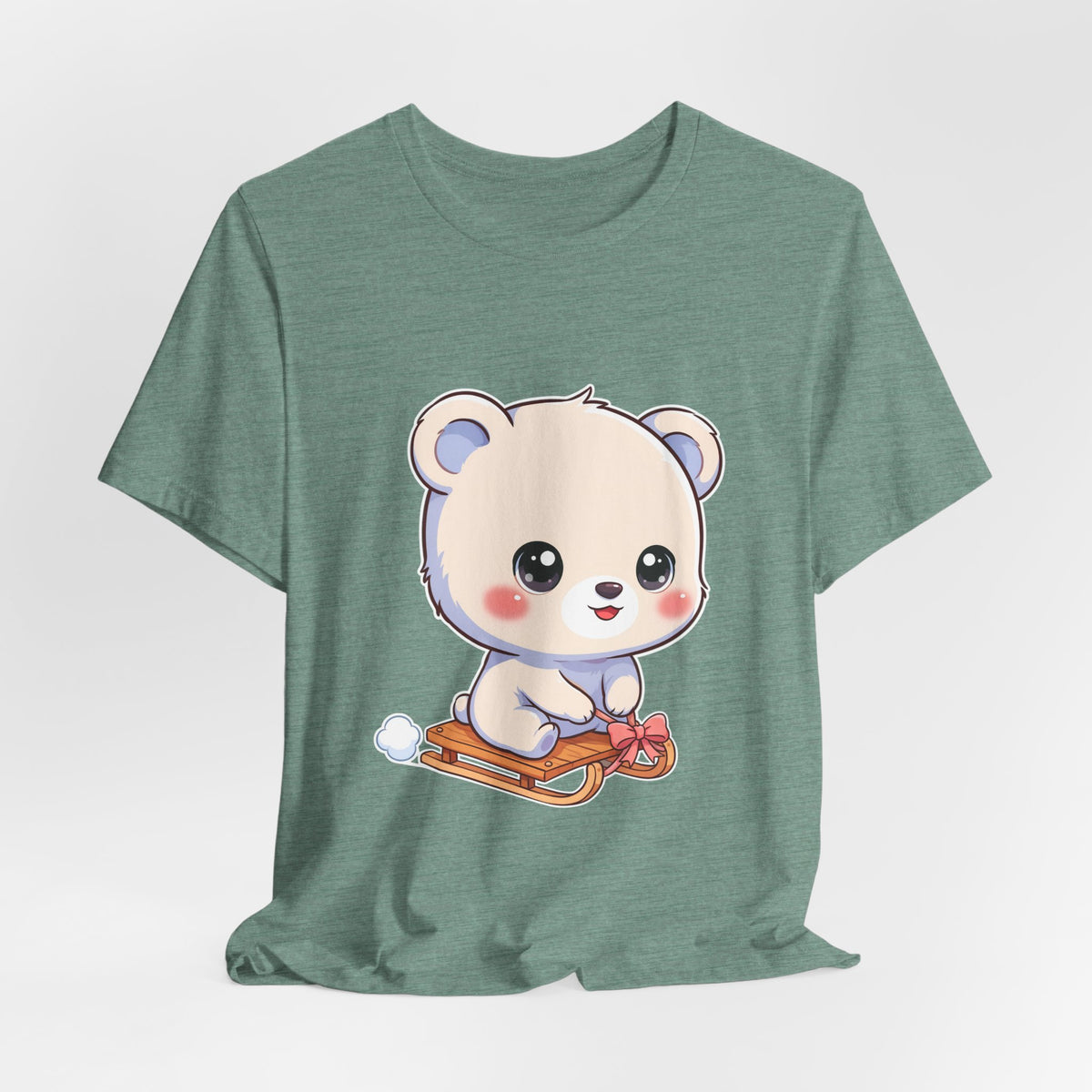 Kawaii Polar Bear T-Shirt for Cozy Winter Days