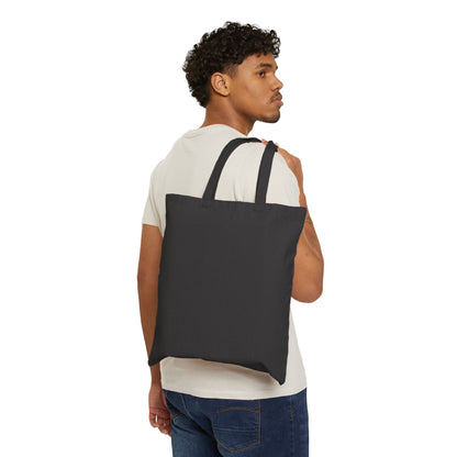 Kawaii Snowman Christmas Tote Bag, Cute Holiday Cotton Canvas
