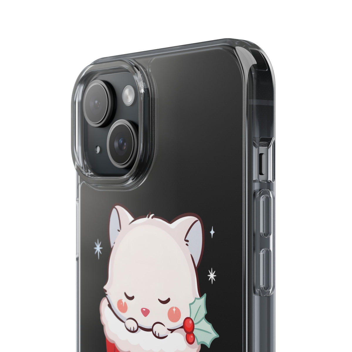 Christmas Fox Phone Case, Cute Holiday Stocking Gift