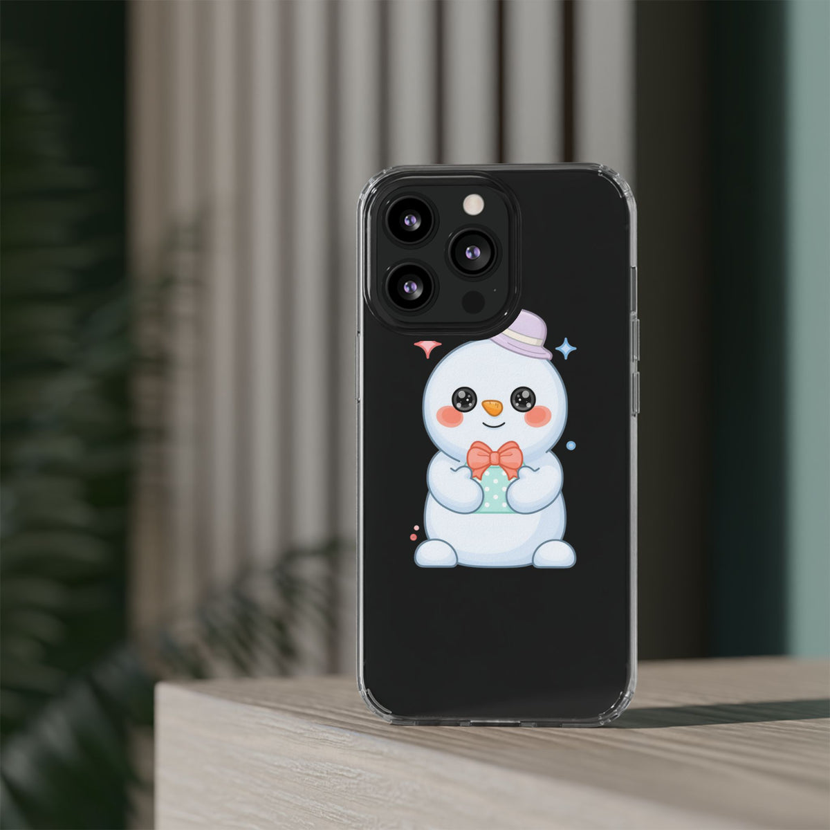 Kawaii Snowman Phone Case for Cheerful Winter Days