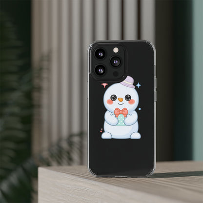 Kawaii Snowman Phone Case for Cheerful Winter Days