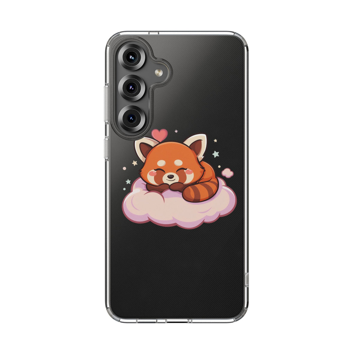 Cute Red Panda Phone Case, Dreamy Kawaii Cloud Art