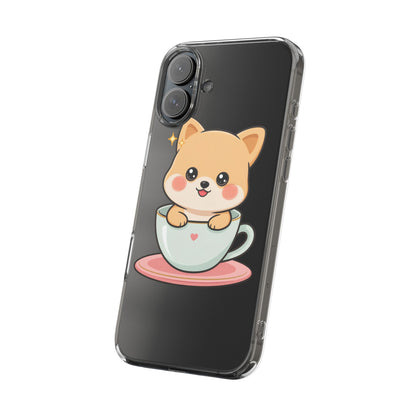 Kawaii Shiba Inu Phone Case – Cute Puppy in a Teacup