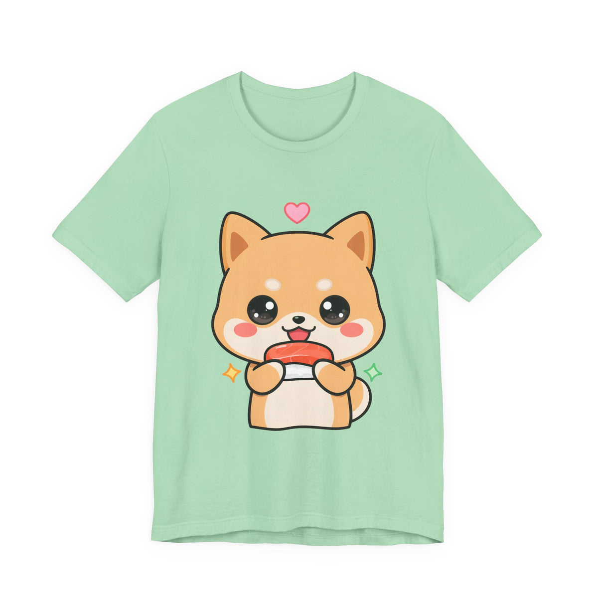 Kawaii Shiba Inu Sushi T-Shirt for Cute Food Lovers