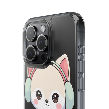 Kawaii Arctic Fox Phone Case – Cozy Winter Cutie