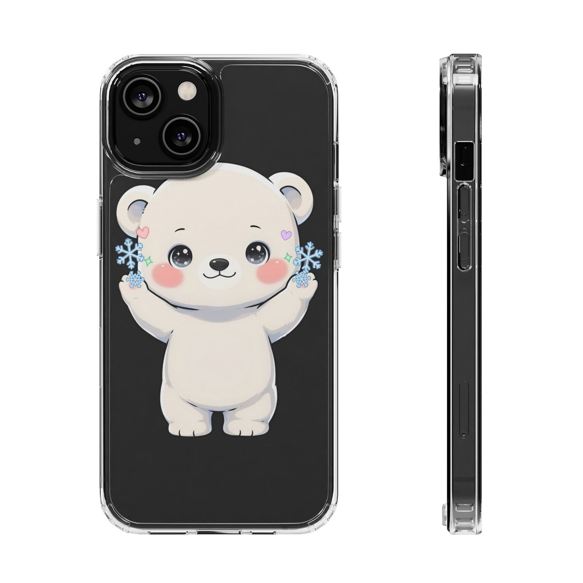 Kawaii Polar Bear Phone Case for a Cozy Winter Gift