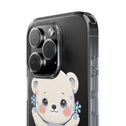 Kawaii Polar Bear Phone Case for a Cozy Winter Gift