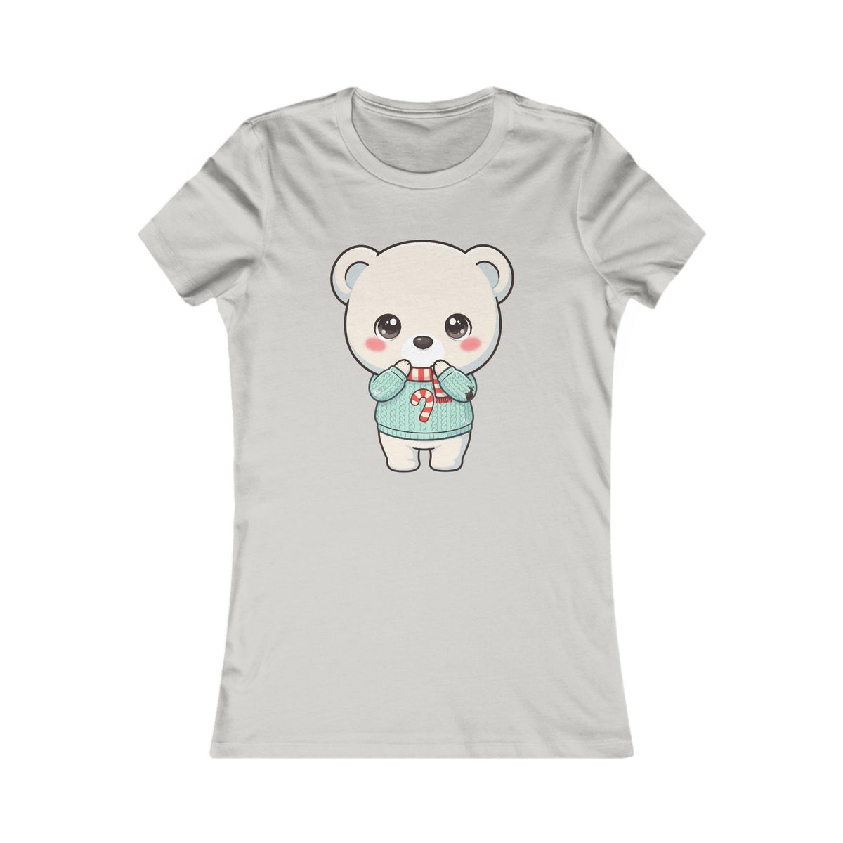 Kawaii Christmas Polar Bear Women's Tee