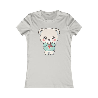 Kawaii Christmas Polar Bear Women's Tee