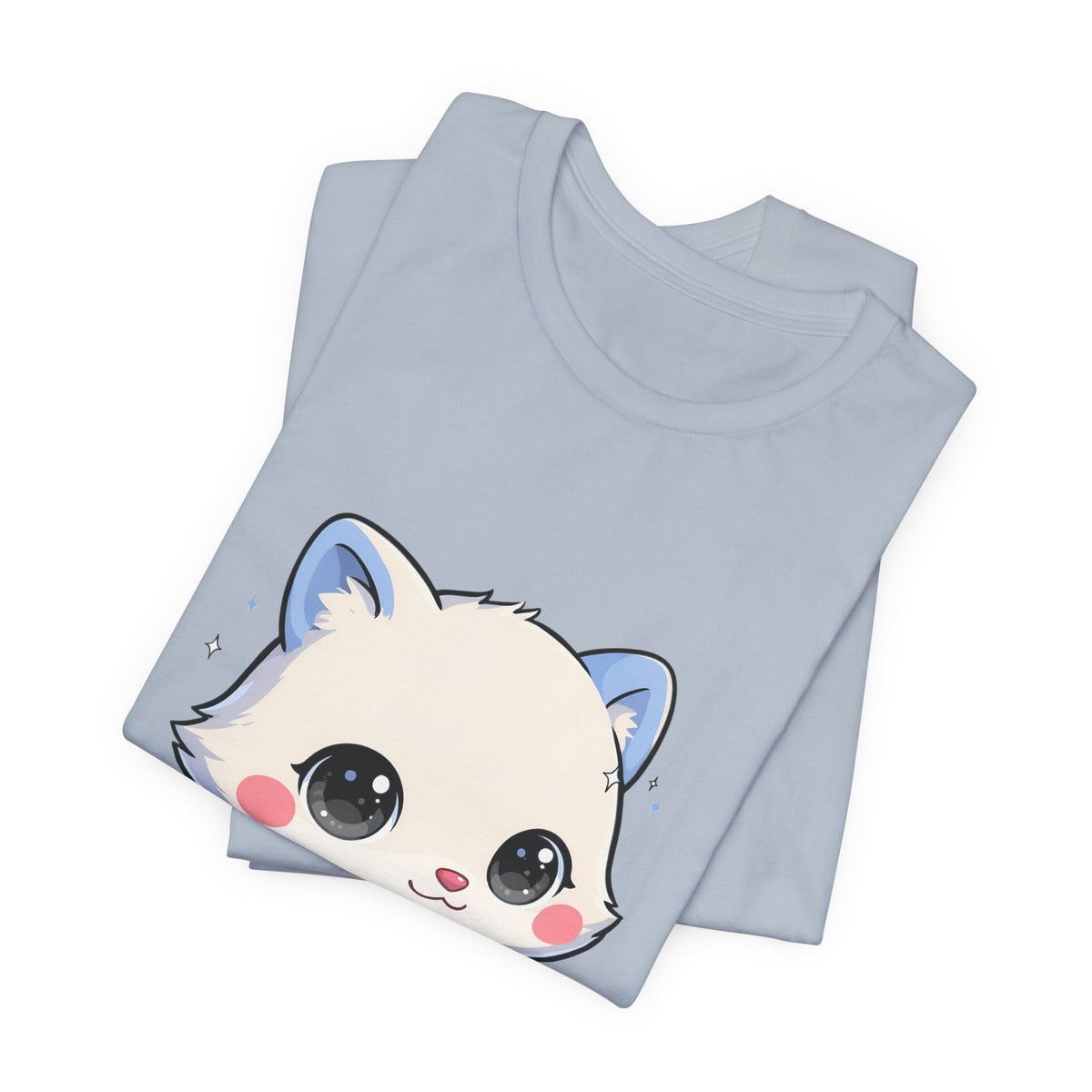Kawaii Arctic Fox T-Shirt for Winter Gift Giving
