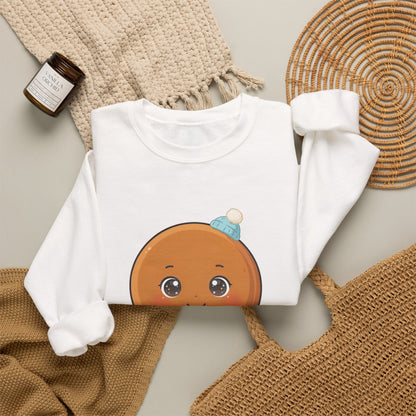 Kawaii Gingerbread Sweatshirt, Cute Christmas Crewneck