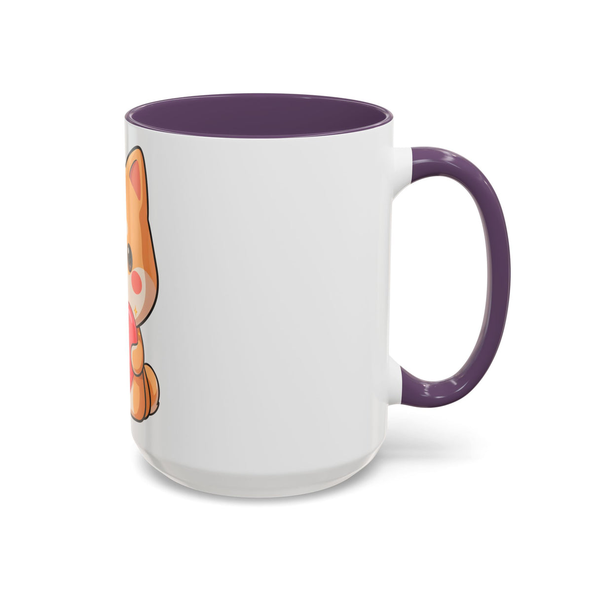Kawaii Shiba Inu Accent Coffee Mug for Dog Lovers