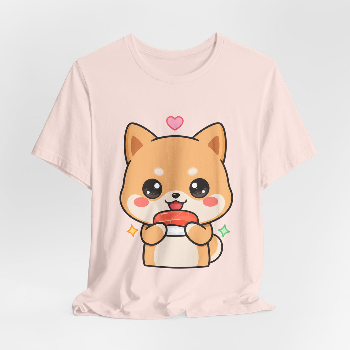 Kawaii Shiba Inu Sushi T-Shirt for Cute Food Lovers