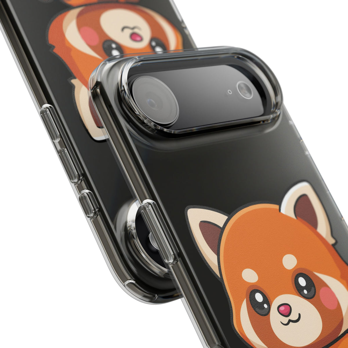 Red Panda Skateboard Phone Case, Cute Kawaii Style