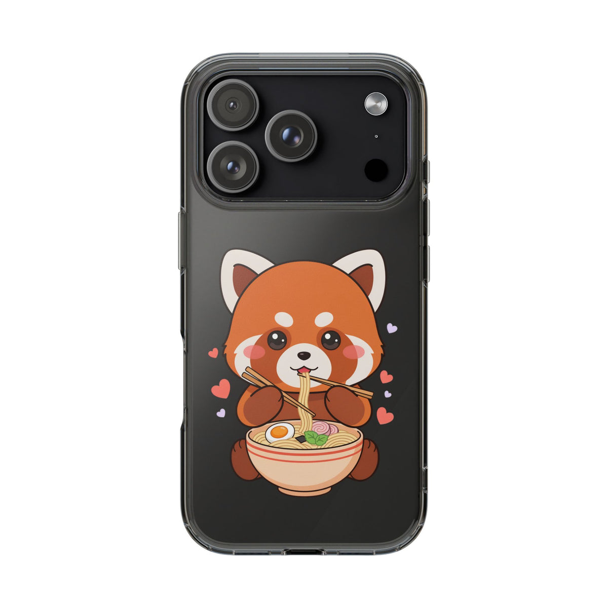 Red Panda Ramen Phone Case – Kawaii Food Lover Gift