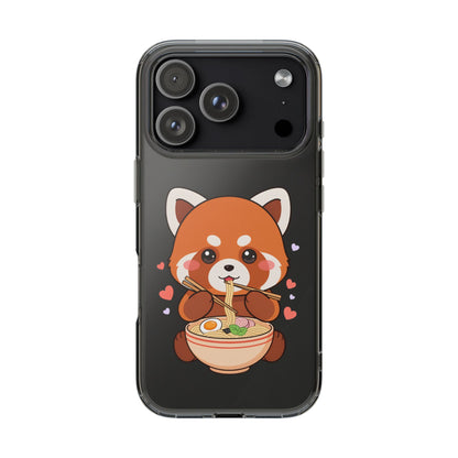 Red Panda Ramen Phone Case – Kawaii Food Lover Gift