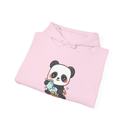 Kawaii Panda Hoodie, Cute Plant Lover Gift