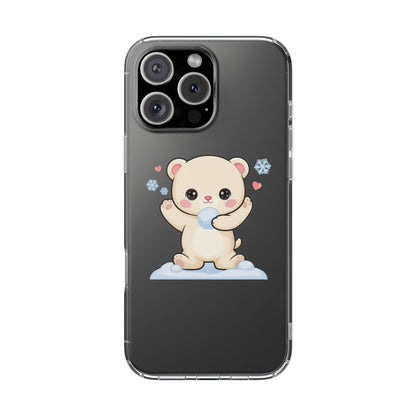 Kawaii Polar Bear Phone Case for Cute Animal Fans