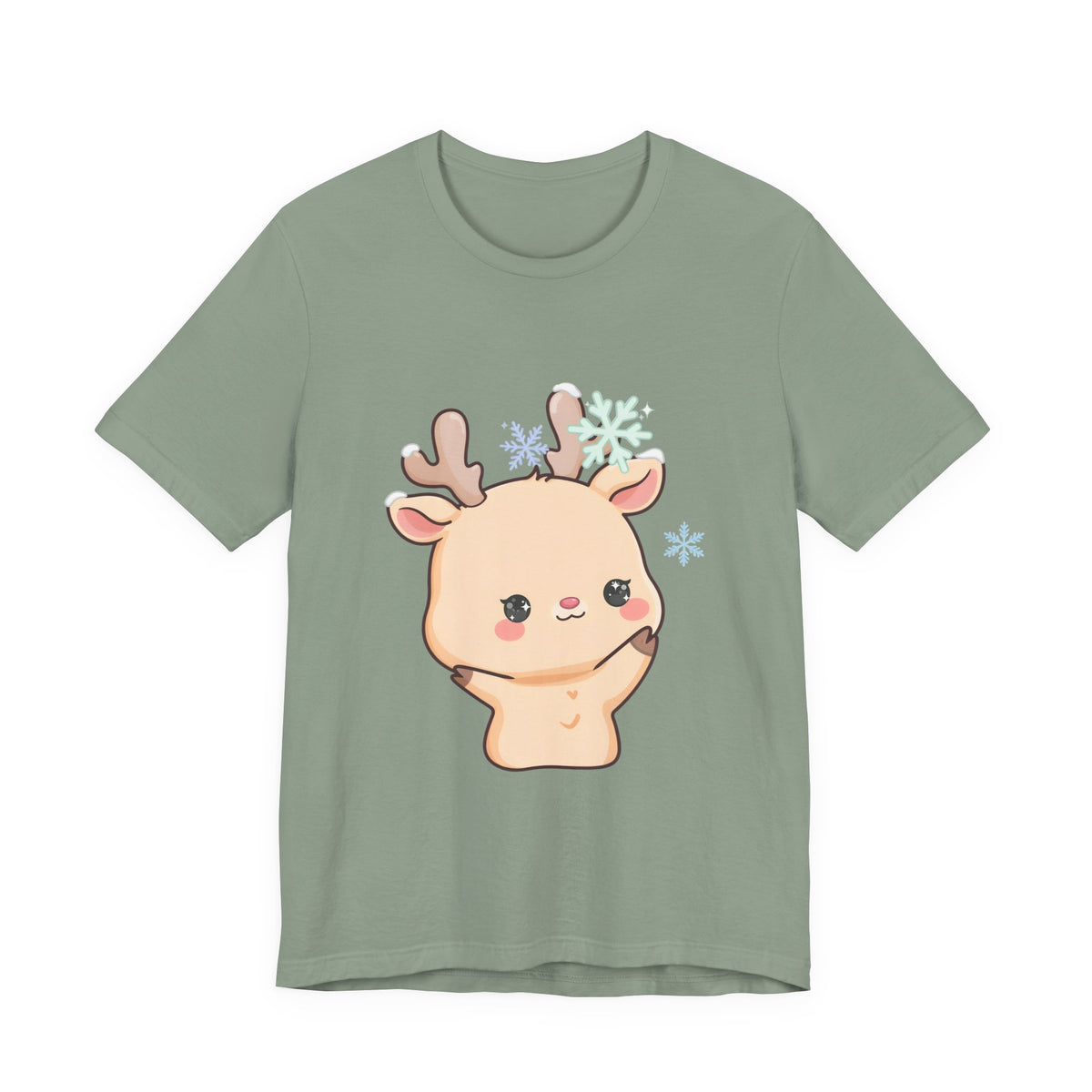 Kawaii Reindeer T-Shirt for Cute Winter Outfits