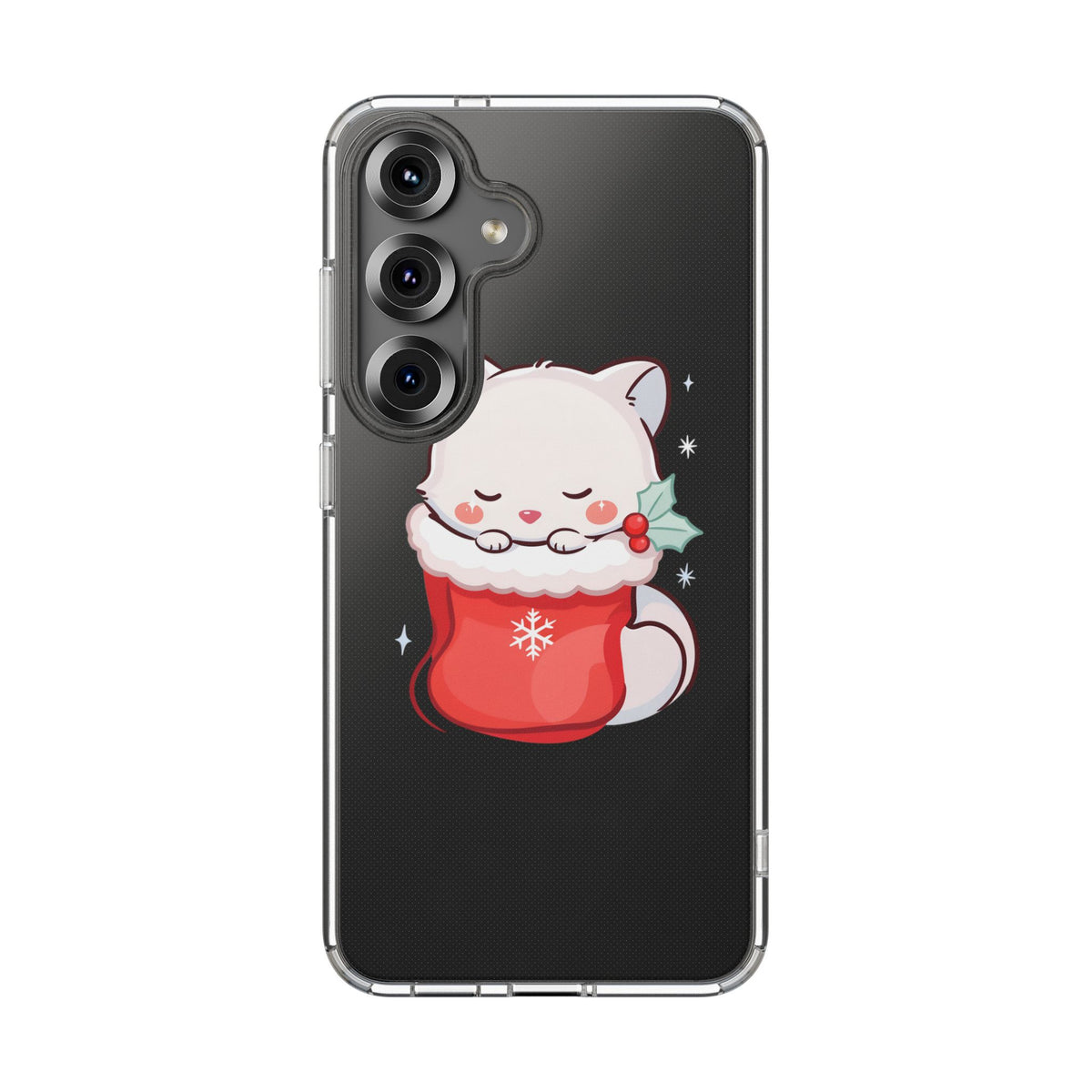 Christmas Fox Phone Case, Cute Holiday Stocking Gift