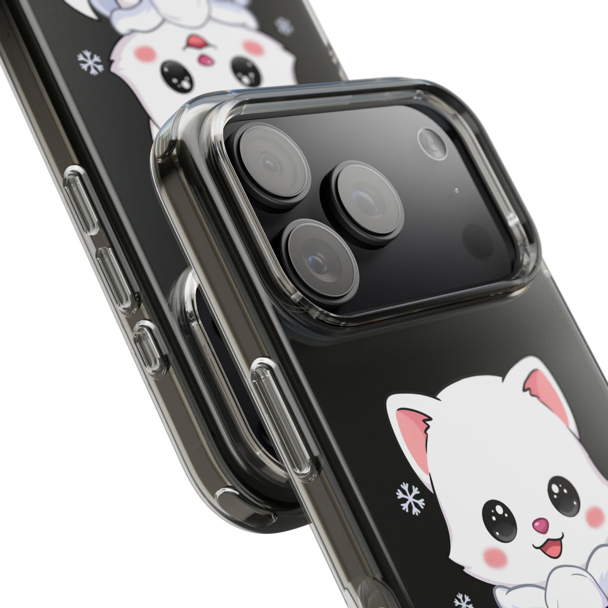 Kawaii Arctic Fox Phone Case, Cute Snow Day Gift