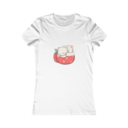 Kawaii Polar Bear Christmas Tee for Cozy Holiday Fans