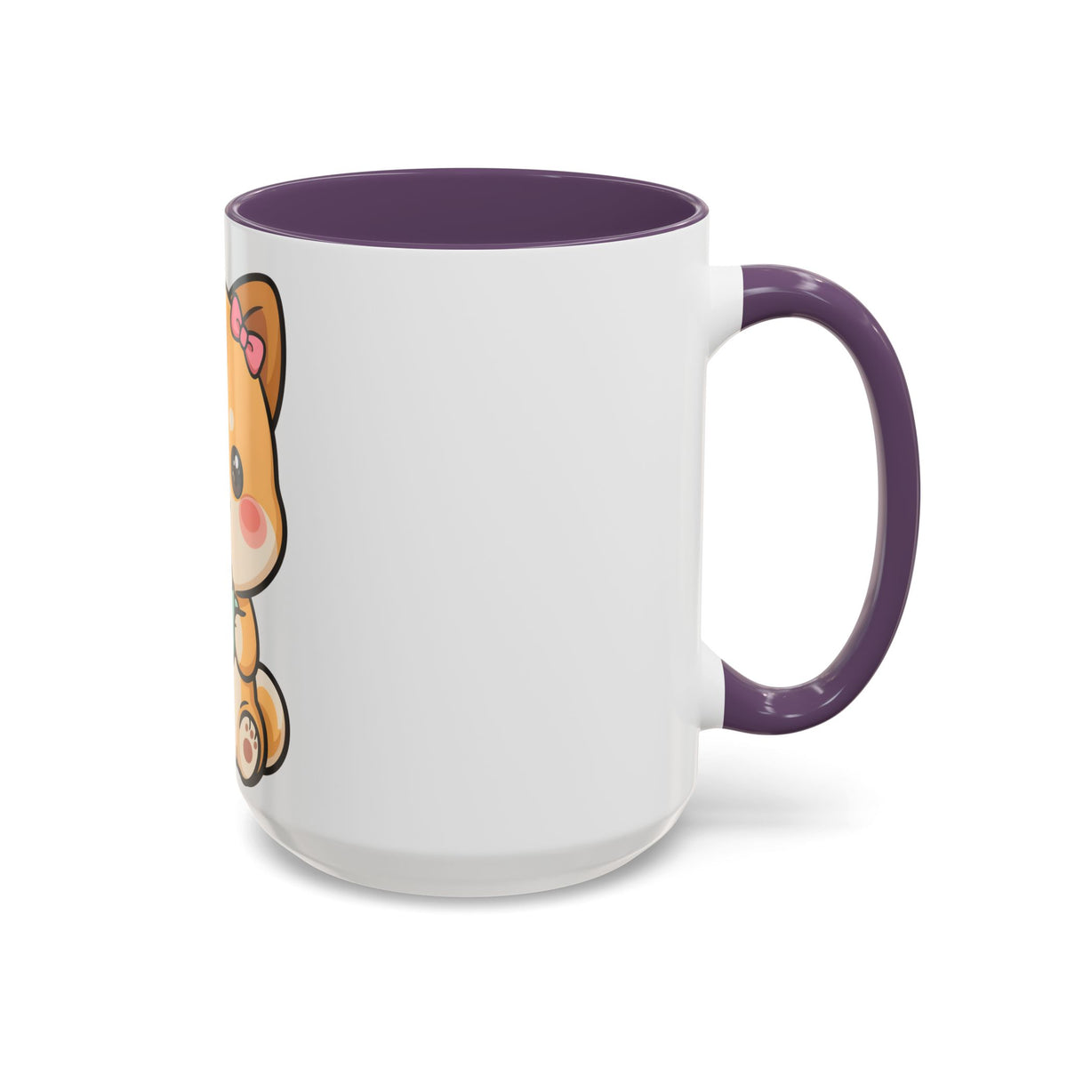 Kawaii Shiba Inu Coffee Mug, Cute Latte Lover Gift